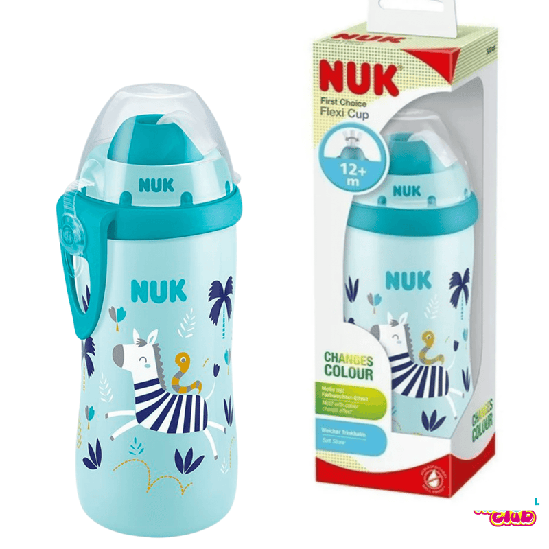 VASO NUK FLEXI CUP CON EFECTO CAMALEON (12+m) - KIDSCLUB Tienda ONLINE