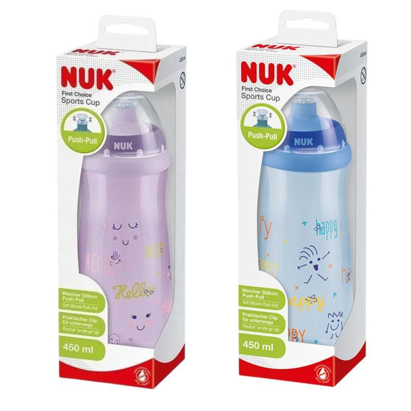 Vaso Sport Cup NUK 450 ml. con boquilla 24 m+ (con Boquilla) - KIDSCLUB Tienda ONLINE