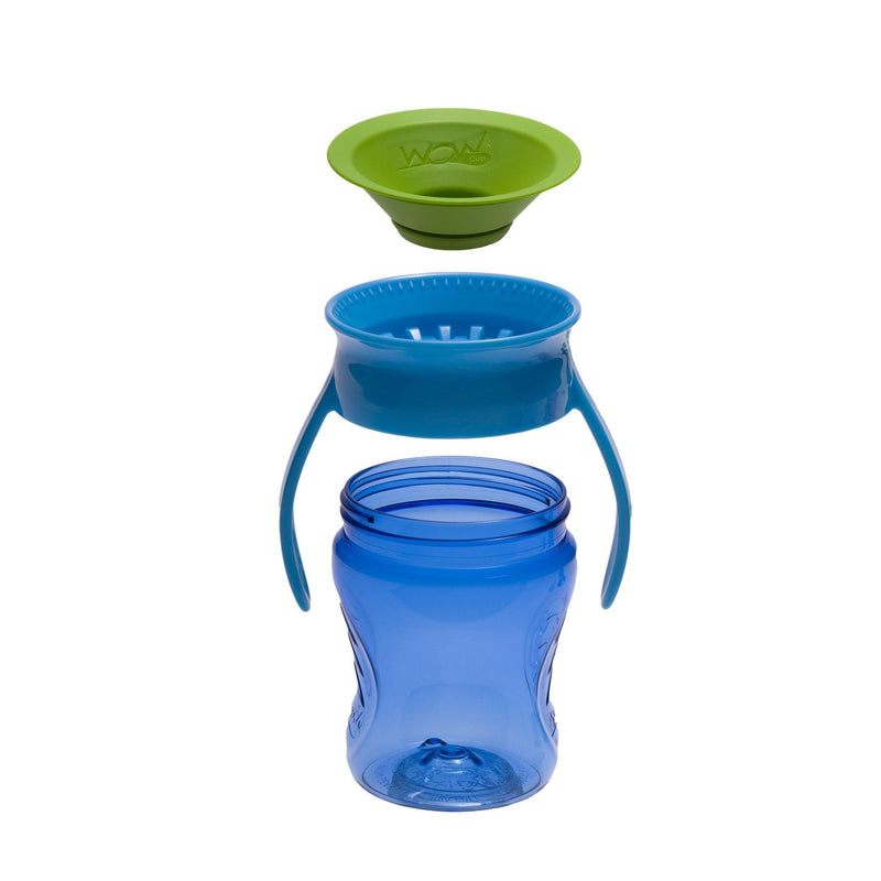 Vaso Wow Cup Baby Tritan Azul - KIDSCLUB Tienda ONLINE